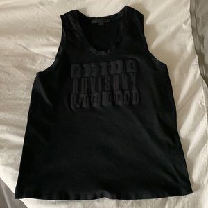Alexander Wang Parental Advisory Tank Top